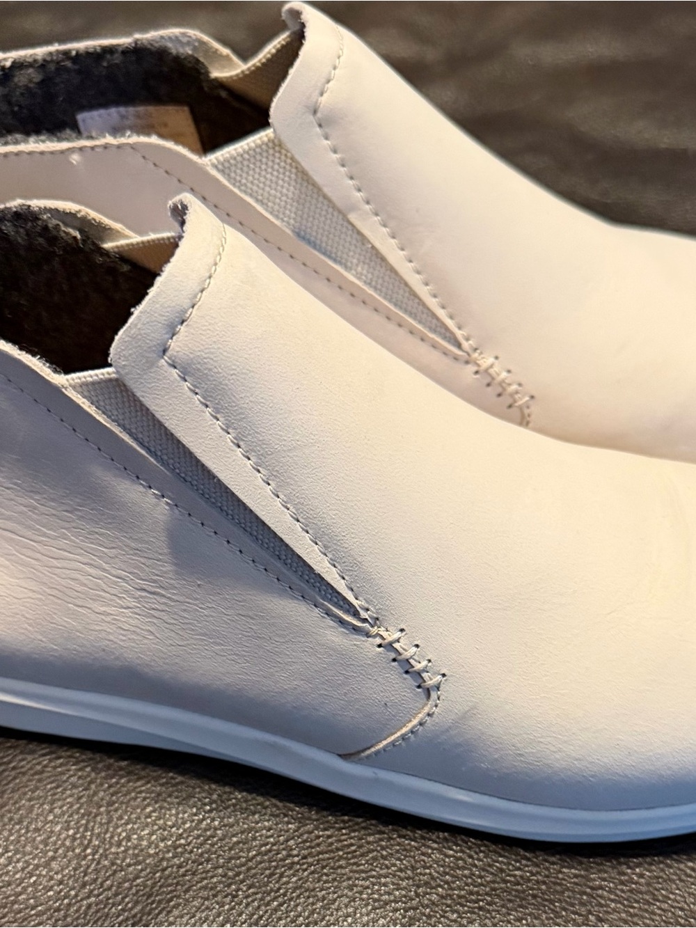 OluKai Women's Slip-On Ankle Booties in Light Pink